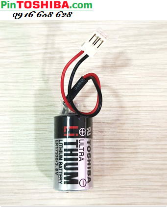 Toshiba ER17330V, Pin Toshiba ER17330V (chân thép) lithium 3.6v size 2/3A Made in Japan